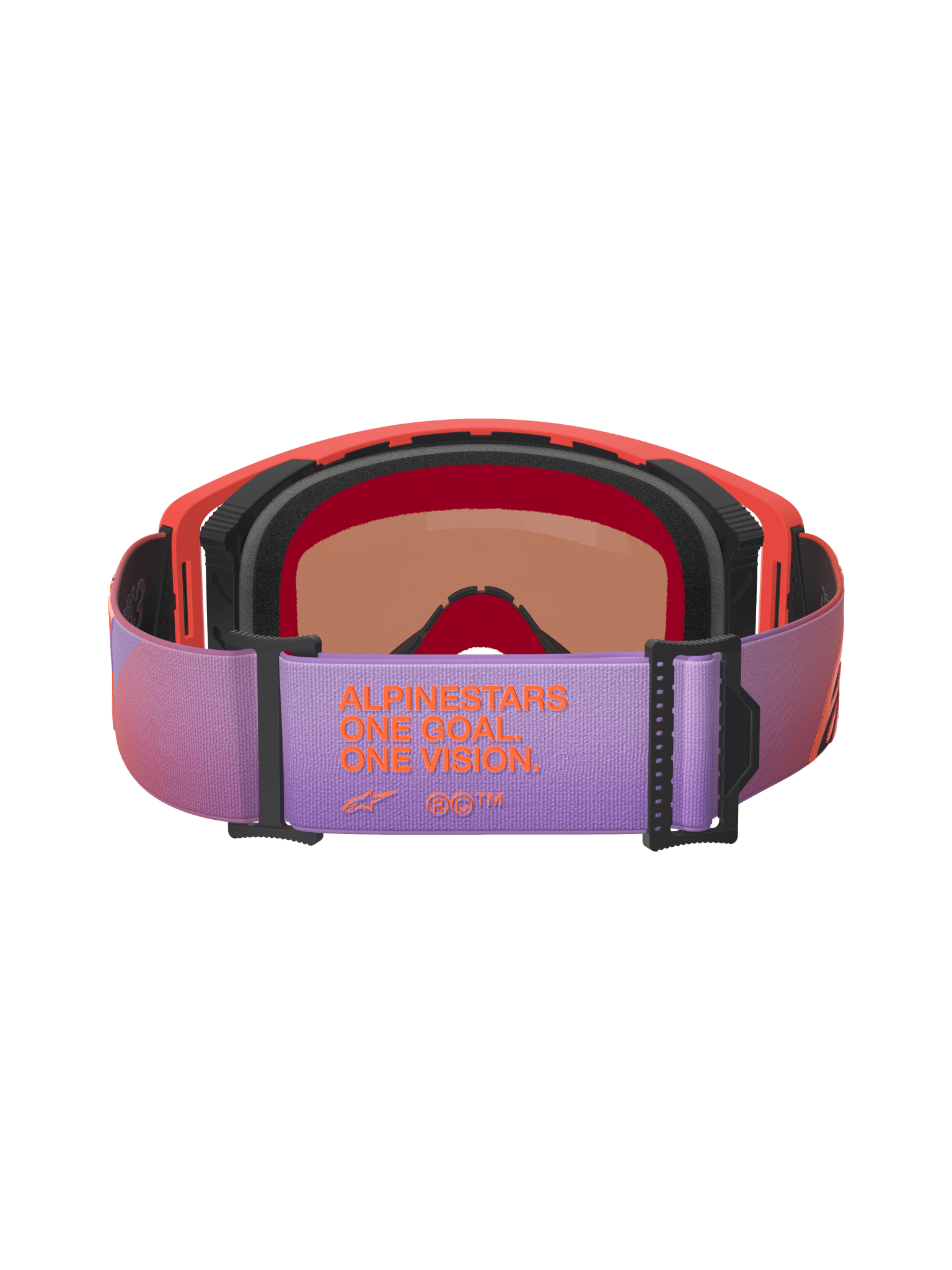 Alpinestars Supertech Vision Corp Schutzbrille Hot Coral Purple Mirror Blue - MxProStoreParts