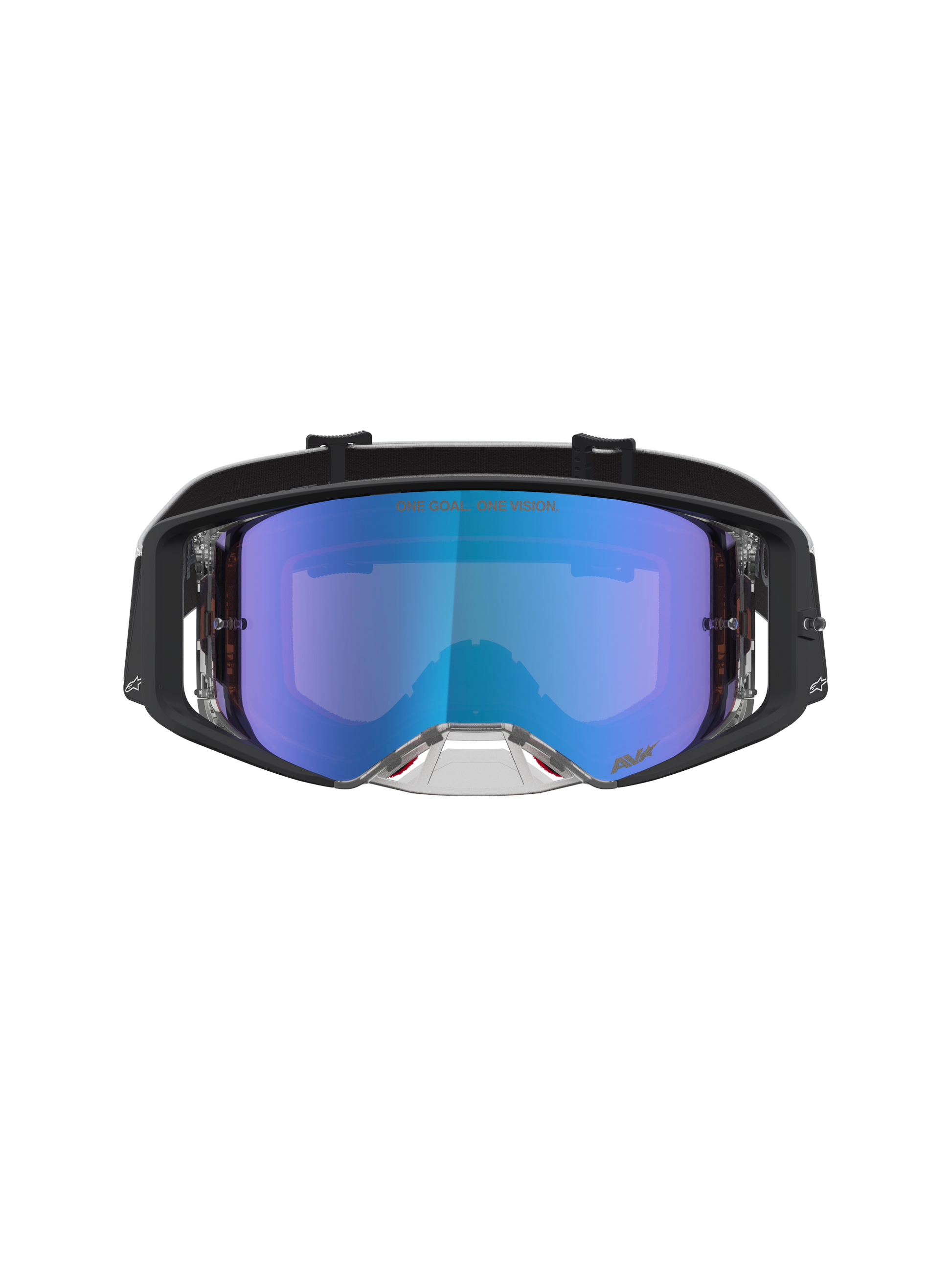 Alpinestars Supertech Atrox Veiligheidsbril Zwart Zilver Spiegel Roze