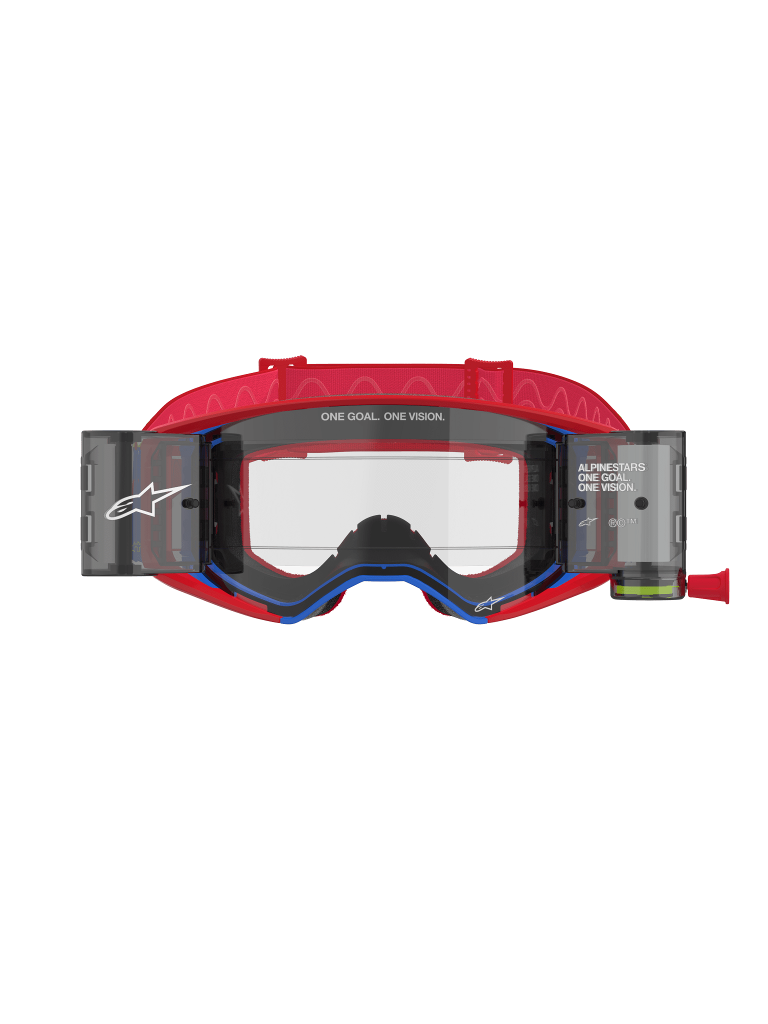 Alpinestars Supertech Corp Roll-Off Schutzbrille Rot-Blau - MxProStoreParts