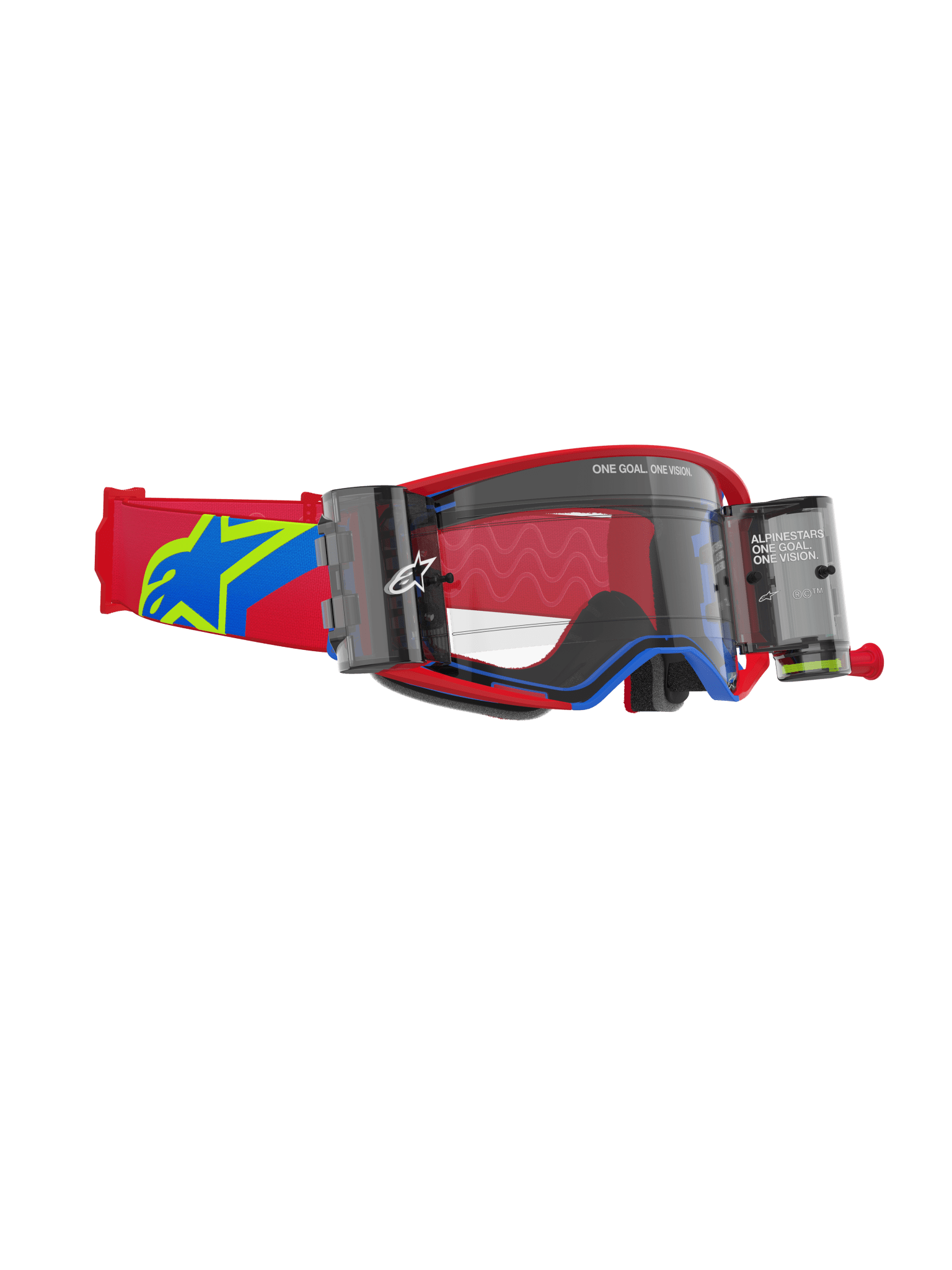 Alpinestars Supertech Corp Rolloff-Schutzbrille Rot-Blau - MxProStoreParts
