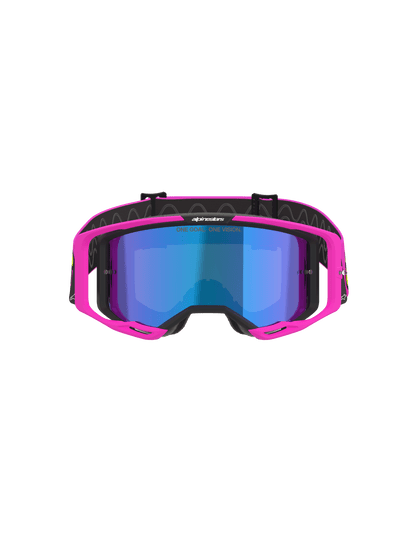 Alpinestars Vision 8 Vista Augenschutzbrille Polyflex Einheitsgröße Rosa/Gelb/Blau - MxProStoreParts