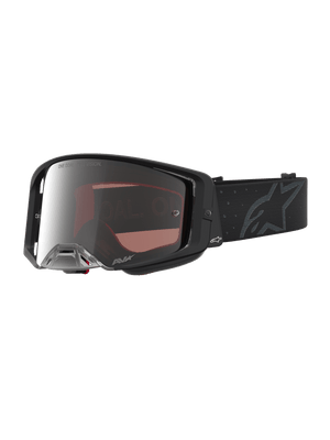 Alpinestars Supertech Cloak Gafas de seguridad negras con espejo de plata