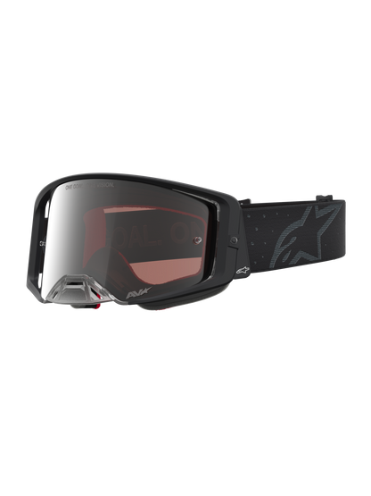 Alpinestars Supertech Cloak Veiligheidsbril Zwart Spiegel Zilver