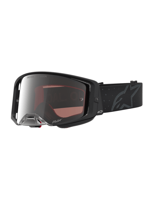 Alpinestars Supertech Cloak Veiligheidsbril Zwart Spiegel Zilver - MxProStoreParts