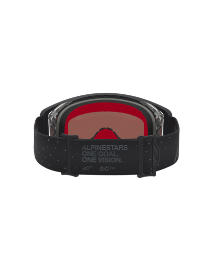 Alpinestars Supertech Cloak Veiligheidsbril Zwart Spiegel Zilver