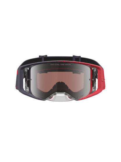 Alpinestars Supertech Hiten Veiligheidsbril Zwart Rood Mirror Zilver One Size