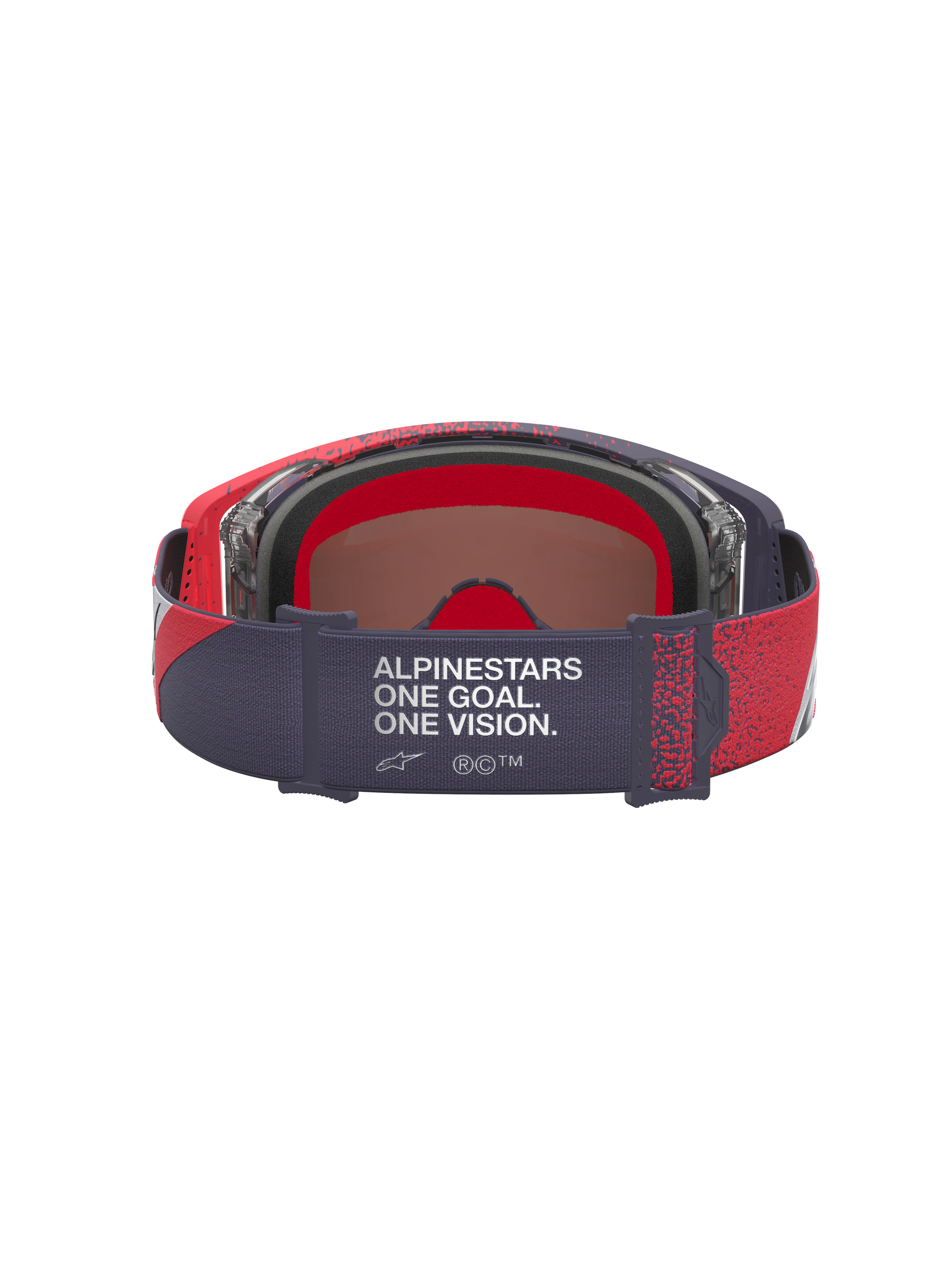 Alpinestars Supertech Hiten Veiligheidsbril Zwart Rood Mirror Zilver One Size