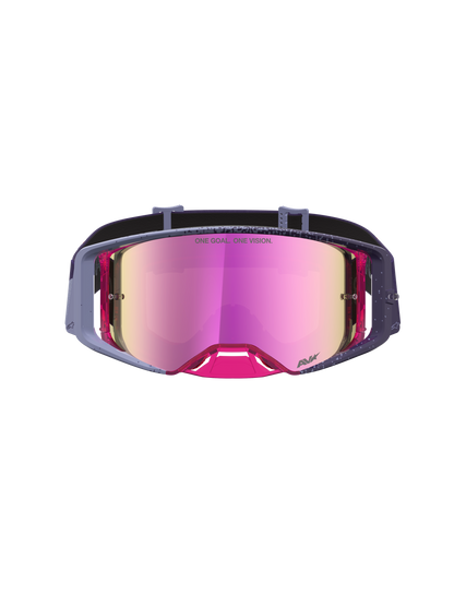Alpinestars Supertech Hiten Veiligheidsbril One Size Purple Red Mirror Pink
