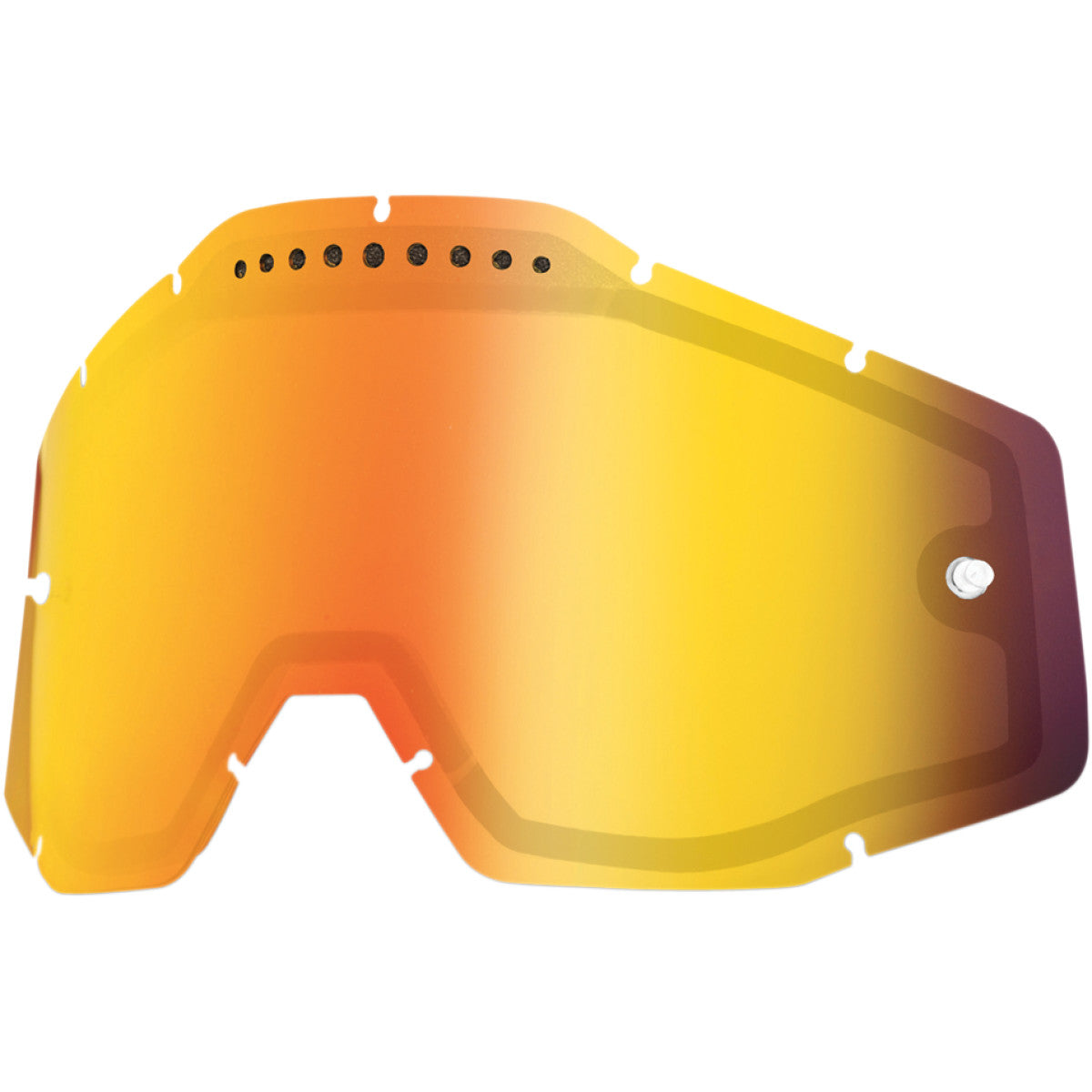 100% rode spiegel lens Vented Dual Pane voor racecraft/accuri/strata