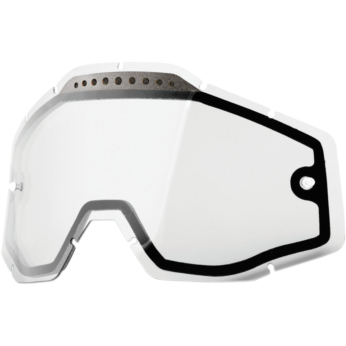 100% Clear lens Vented Dual Pane voor racecraft/accuri/strata