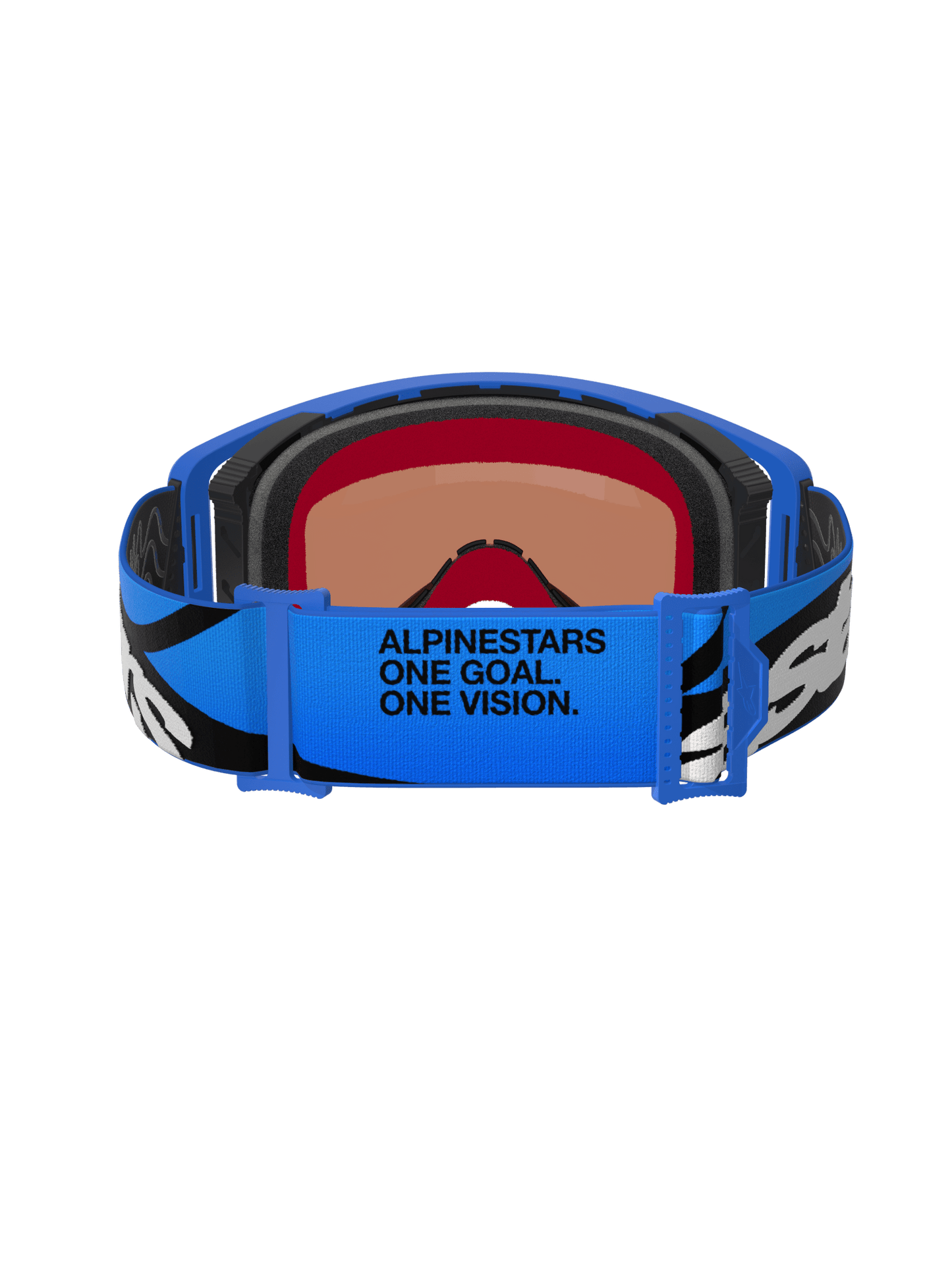 Alpinestars Supertech Stream Sicherheitsbrille One Size Blaue Spiegellinse - MxProStoreParts