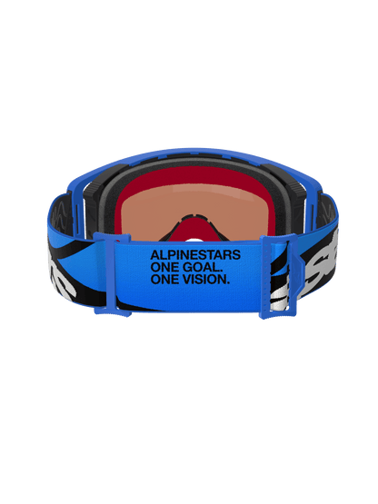Alpinestars Supertech Stream Sicherheitsbrille One Size Blaue Spiegellinse - MxProStoreParts