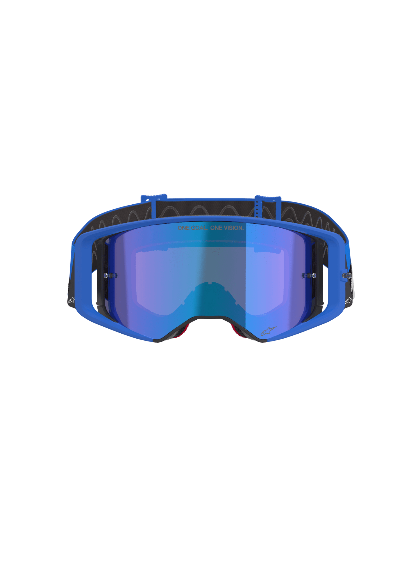 Alpinestars Supertech Stream Schutzbrille Einheitsgröße blaue Spiegellinse - MxProStoreParts