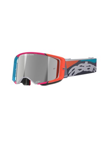Alpinestars Supertech Stream Goggle – Gray Multi Mirror Silver
