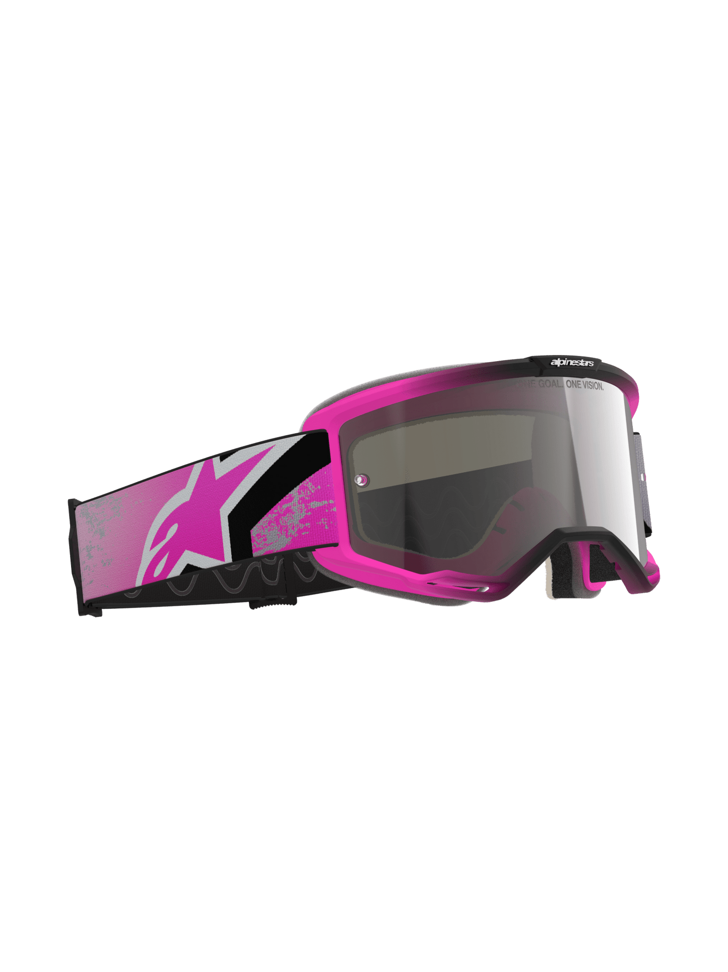 Alpinestars Vision 5 Schutzbrille Iron Pink Fluo Mirror Silver - MxProStoreParts