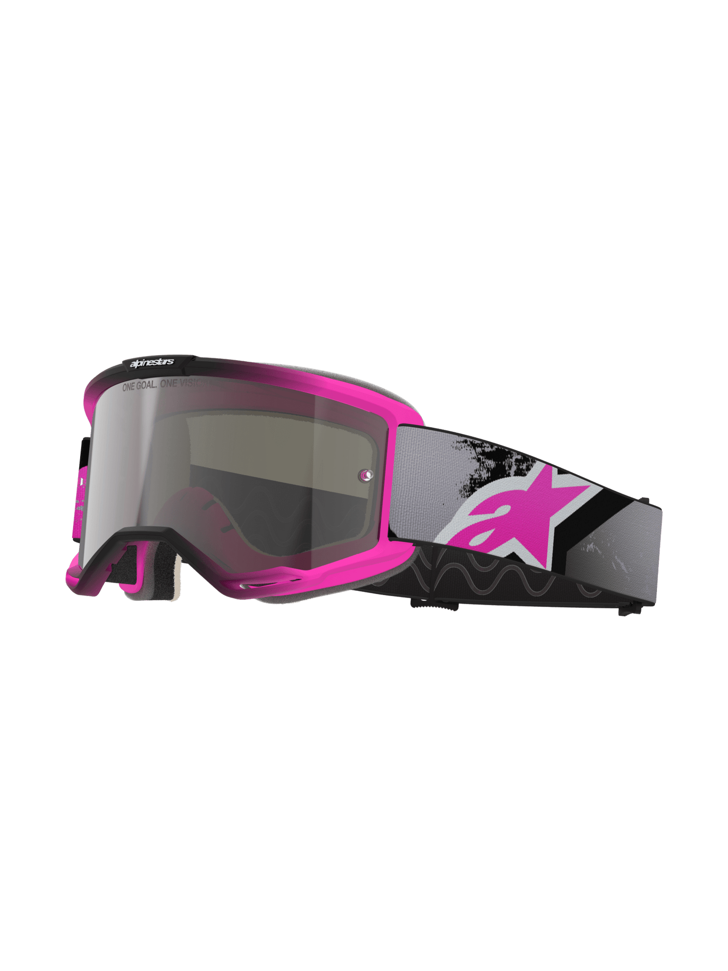 Alpinestars Vision 5 Schutzbrille Iron Pink Fluo Mirror Silver - MxProStoreParts