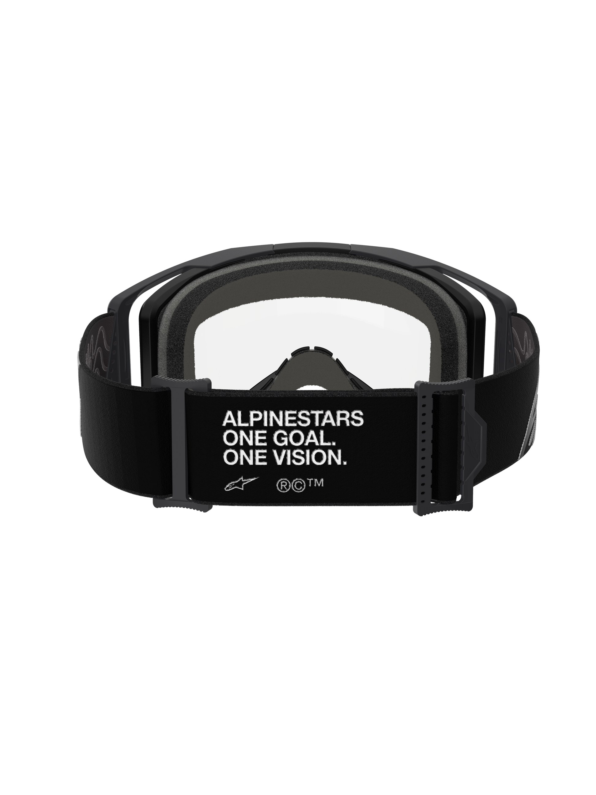 Alpinestars Vision 8 Corp Veiligheidsbril Zwart Helder