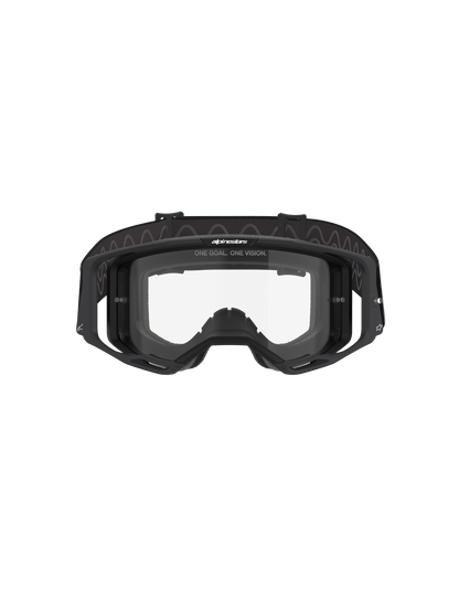 Alpinestars Vision 8 Corp Veiligheidsbril Zwart Helder