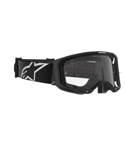 Alpinestars Vision 8 Corp Veiligheidsbril Zwart Helder