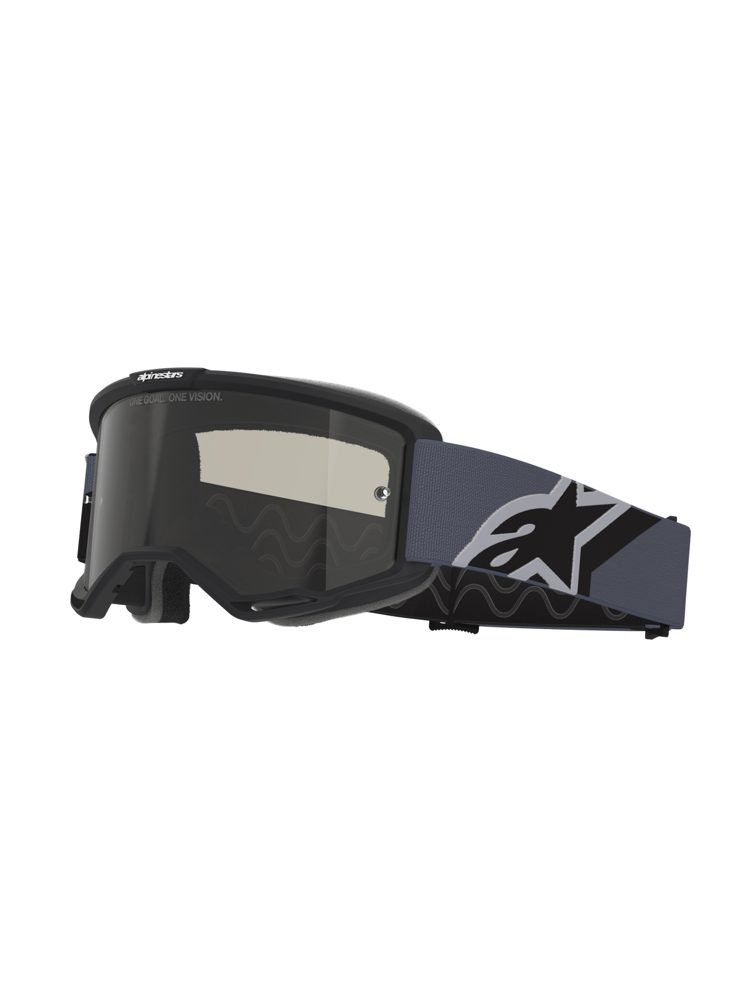 Alpinestars Vision Sand Schutzbrille mit dunkler Rauchlinse schwarz-grau - MxProStoreParts