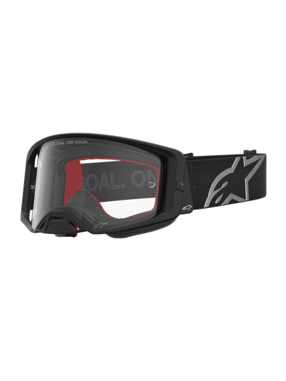 Alpinestars Supertech Vesta Veiligheidsbril Zwart Mat Zilver Transparant