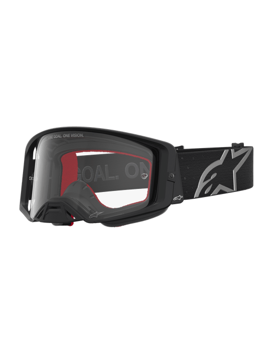 Alpinestars Supertech Vesta Veiligheidsbril Zwart Mat Zilver Transparant - MxProStoreParts