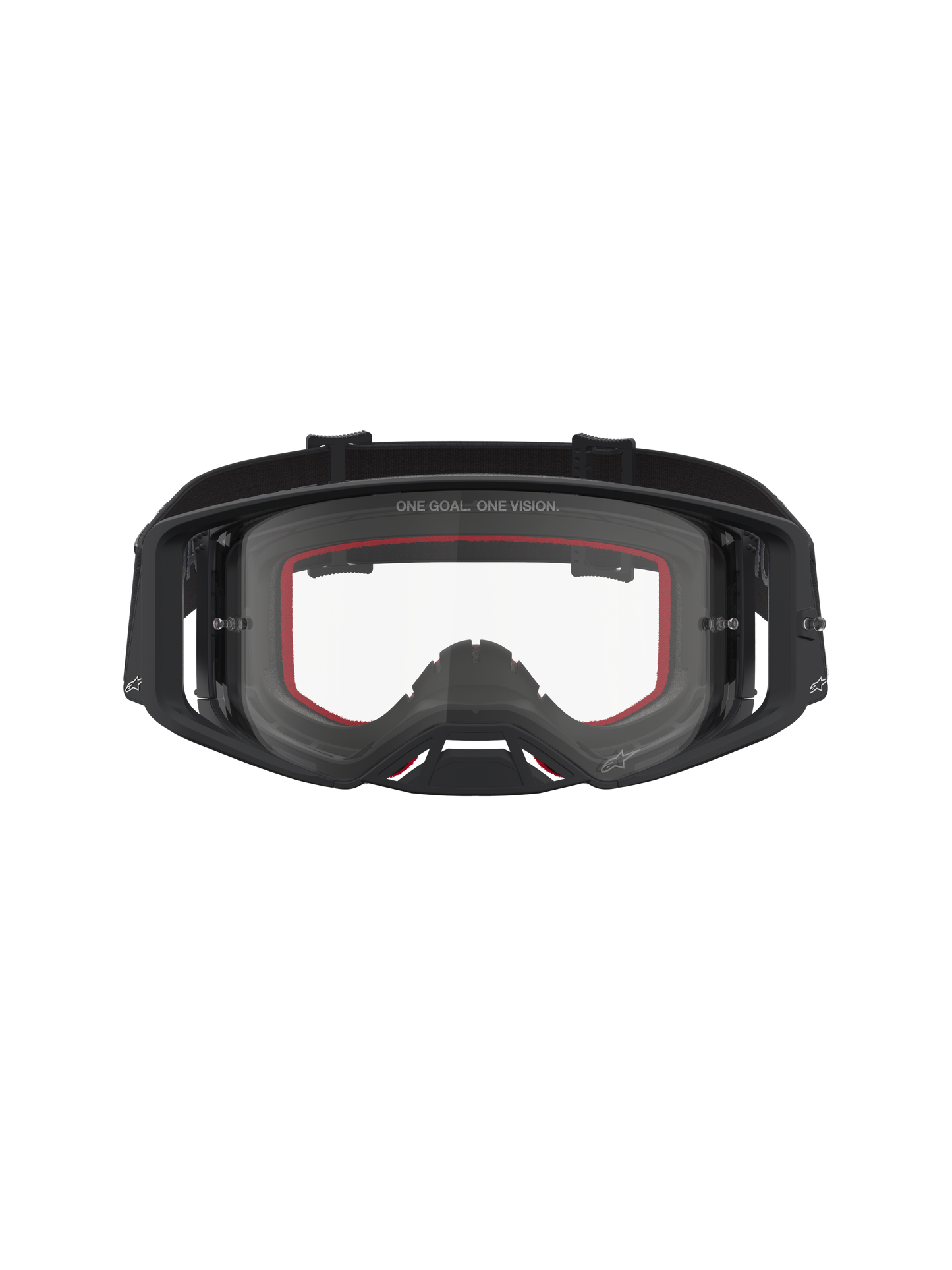 Alpinestars Supertech Vesta Veiligheidsbril Zwart Mat Zilver Transparant