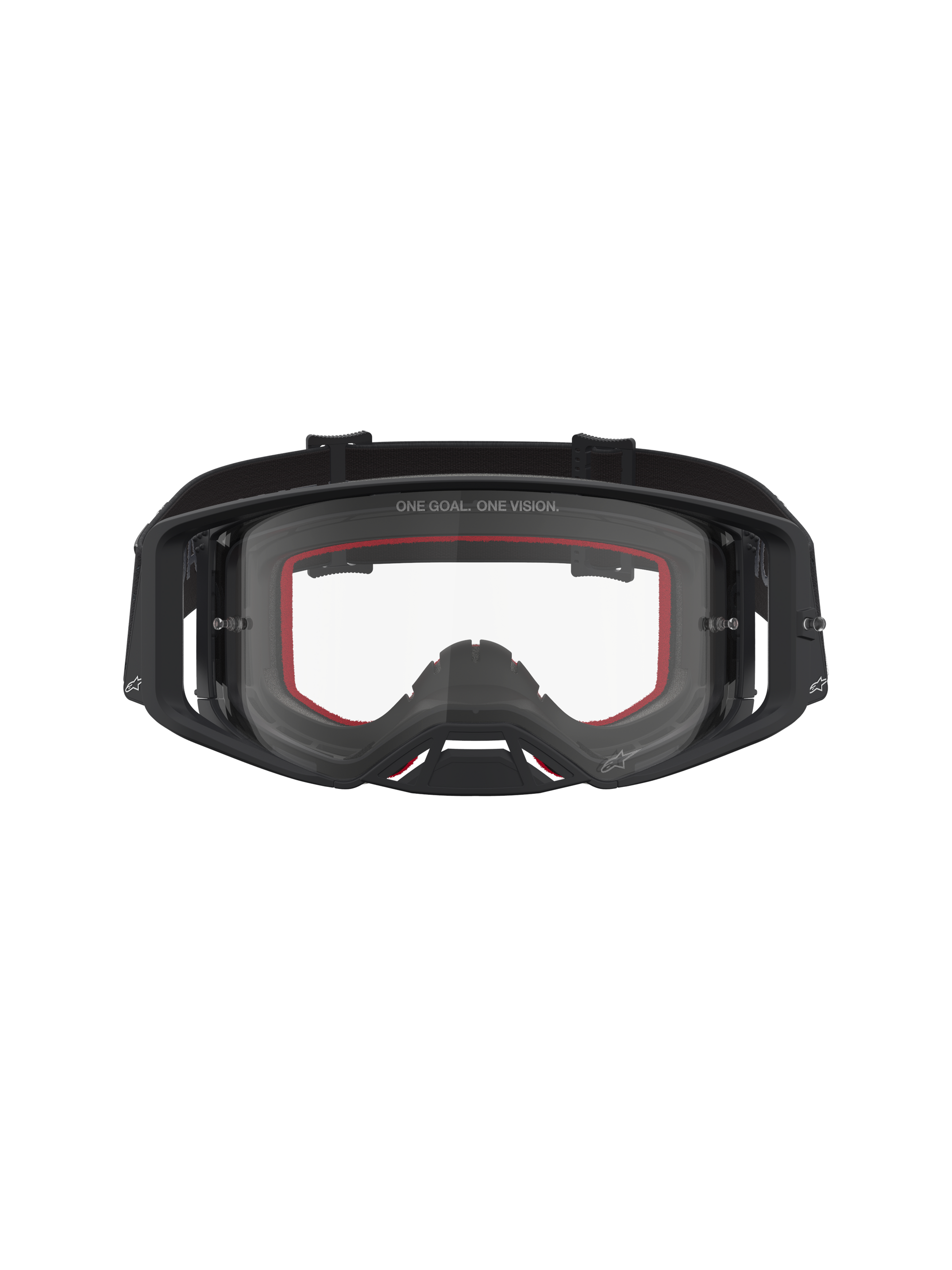 Alpinestars Supertech Vesta Veiligheidsbril Zwart Mat Zilver Transparant