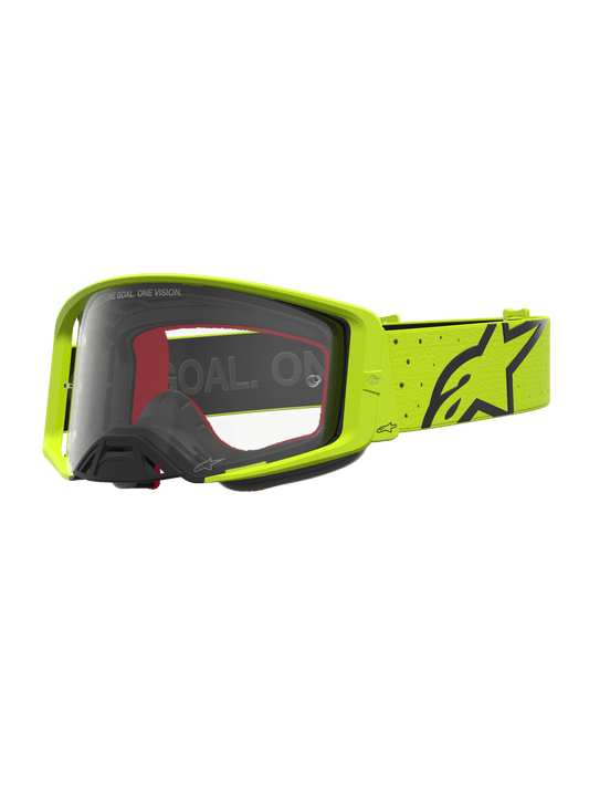 Alpinestars Supertech Vesta Veiligheidsbril Geel Fluo Zwart Transparant - MxProStoreParts