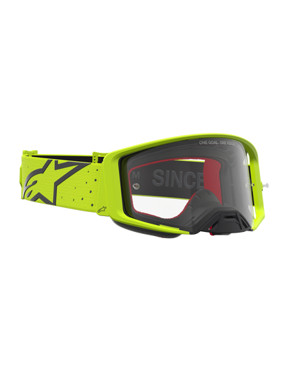 Alpinestars Supertech Vesta Veiligheidsbril Geel Fluo Zwart Transparant