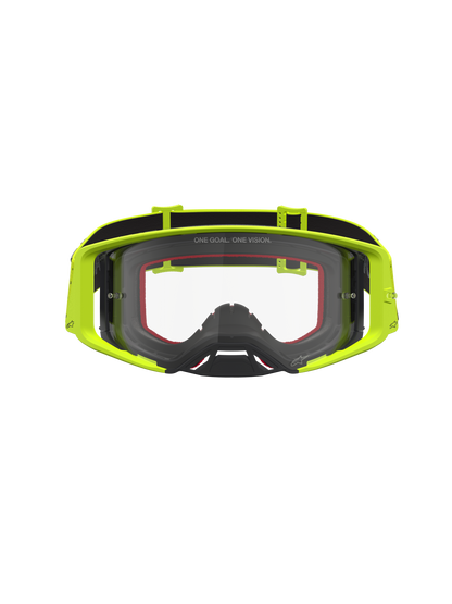 Alpinestars Supertech Vesta Veiligheidsbril Geel Fluo Zwart Transparant