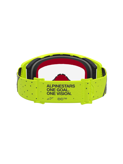 Alpinestars Supertech Vesta Veiligheidsbril Geel Fluo Zwart Transparant