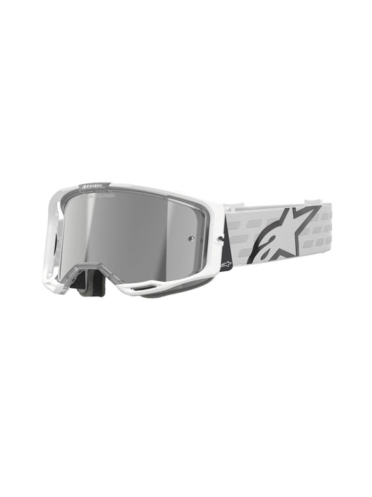 Alpinestars Goggle Vision 8 CORP WHITE Mirror SILVER - MxProStoreParts