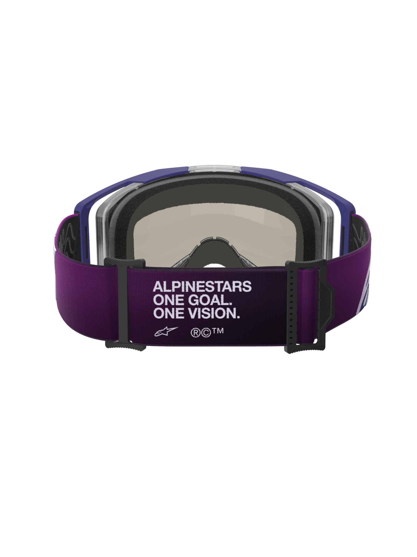 Alpinestars Vision 8 Corp Schutzbrille A-Flex Lila Hellgrau Silber - MxProStoreParts