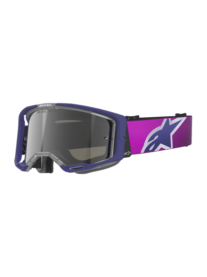 Alpinestars Vision 8 Corp Schutzbrille A-Flex Lila Hellgrau Silber - MxProStoreParts