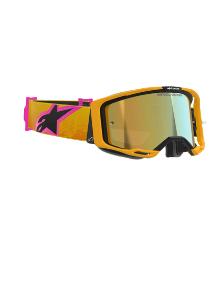 Alpinestars Vision 8 Corp Schutzbrille Spiegelfinish Gold, Orange, Gelb, Pink - MxProStoreParts