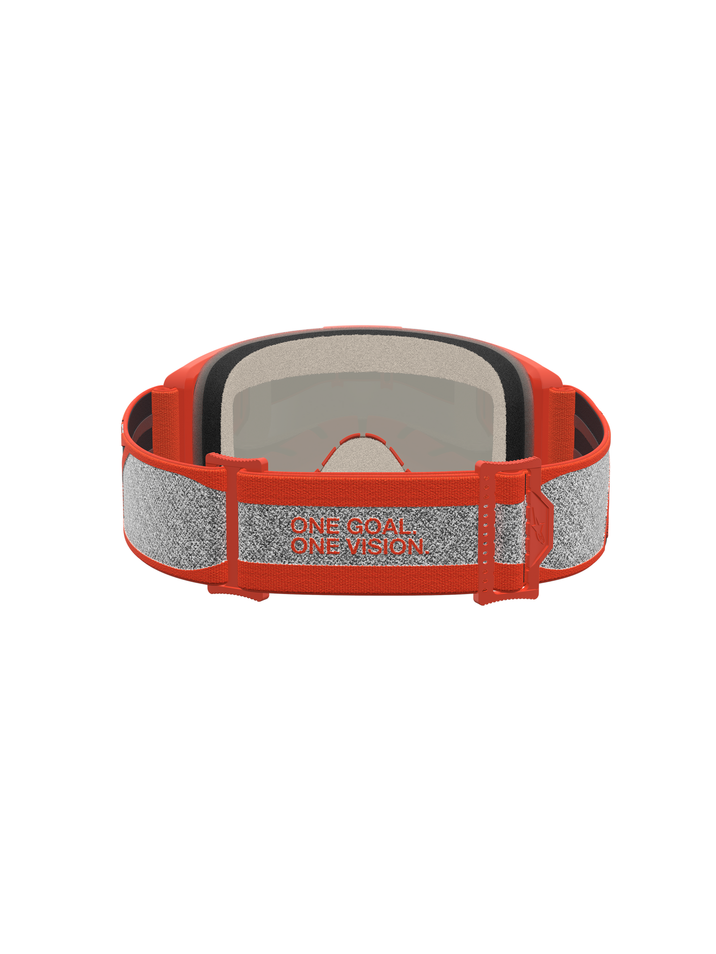 Alpinestars Vision 5 Rora Veiligheidsbril Zilver Oranje Mirror Rood
