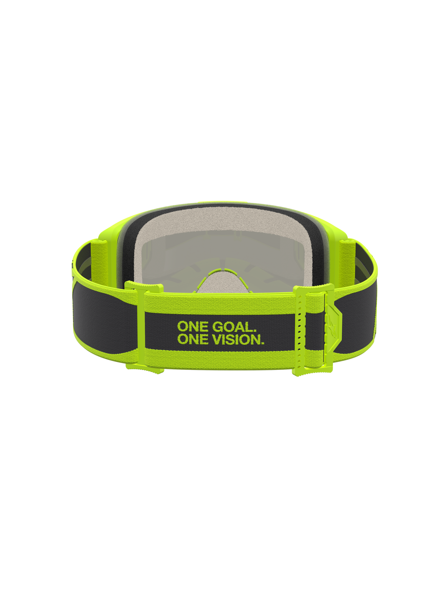 Alpinestars Vision 5 Rora Veiligheidsbril Zwart Geel Fluo Spiegel Zilver One Size