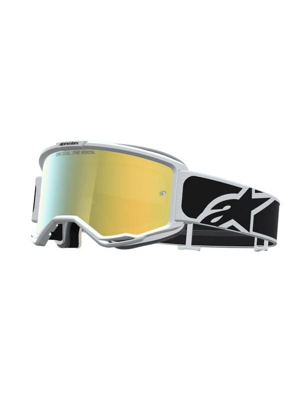Alpinestars Vision 5 Rora Veiligheidsbril Zwart Wit Mirror Goud One Size - MxProStoreParts