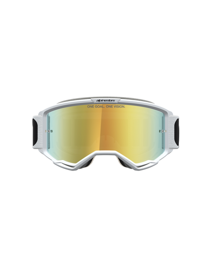 Alpinestars Vision 5 Rora Veiligheidsbril Zwart Wit Mirror Goud One Size