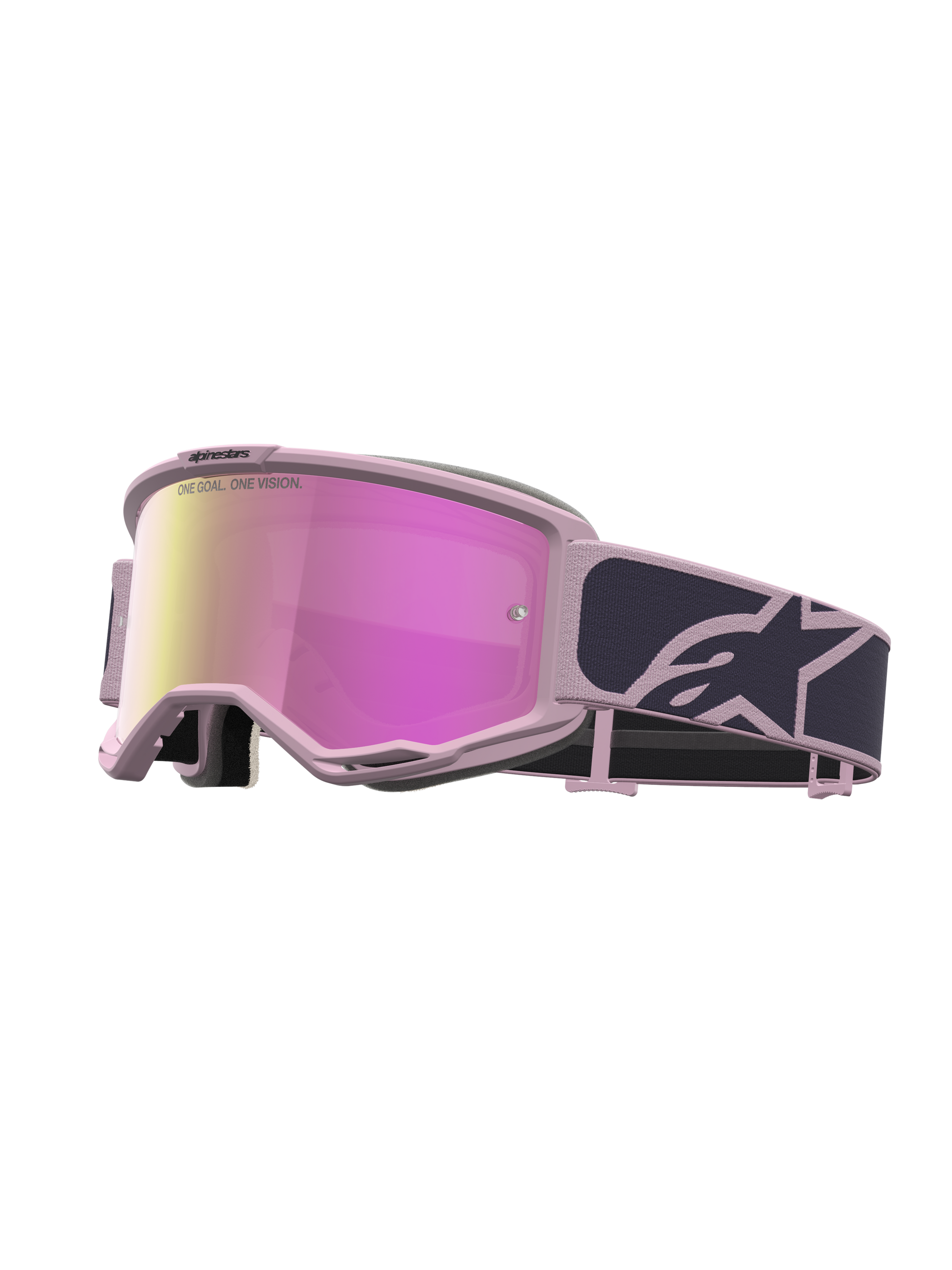 Alpinestars Vision 5 Rora Veiligheidsbril Graystone Old Pink Mirror Pink