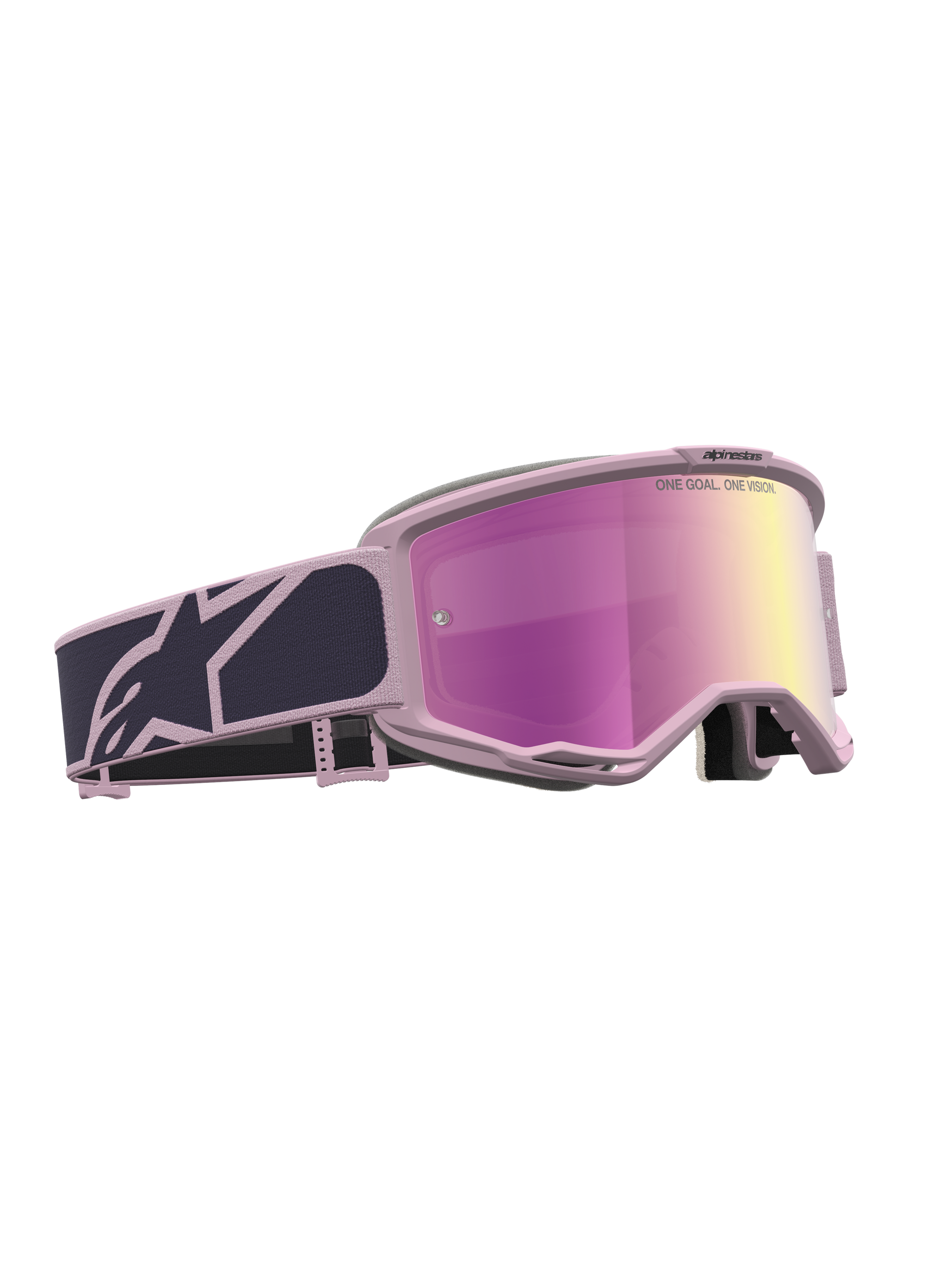 Alpinestars Vision 5 Rora Veiligheidsbril Graystone Old Pink Mirror Pink