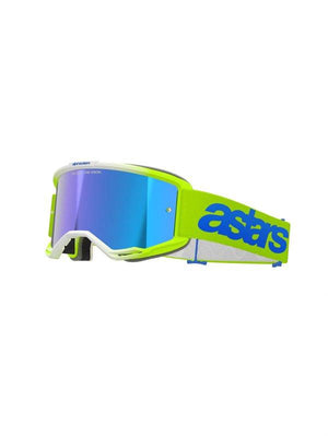 Alpinestars Goggles Vision 5 BLAZE FLUO YELLOW BLUE Mirror BLUE