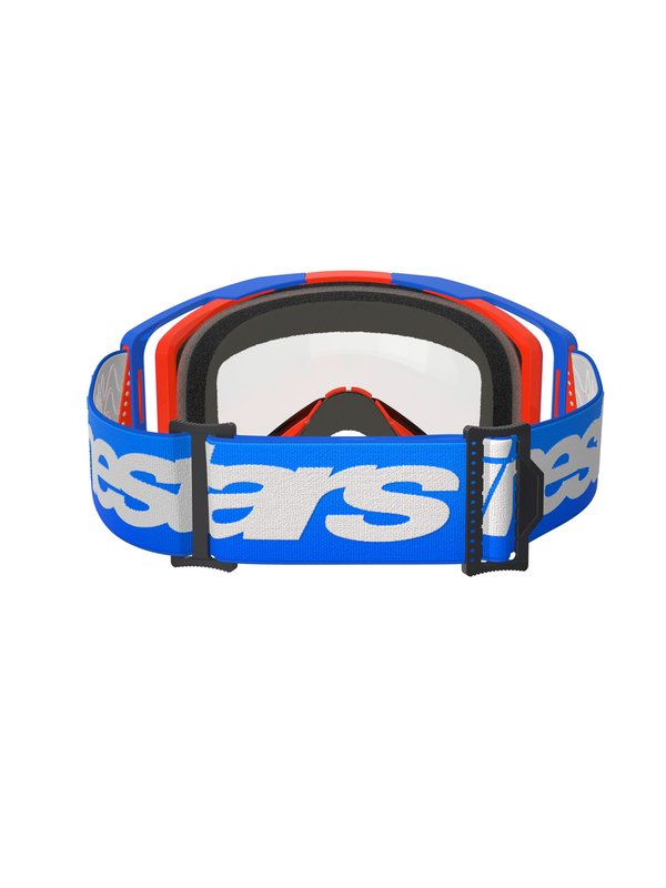 Alpinestars Goggle Vision 8 WORDMARK DUAL PANE BLUE ORANGE Clear
