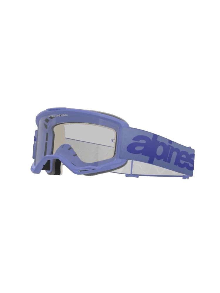Alpinestars Vision 5 Wordmark Crossbril Paars (Lens: Helder) - MxProStoreParts