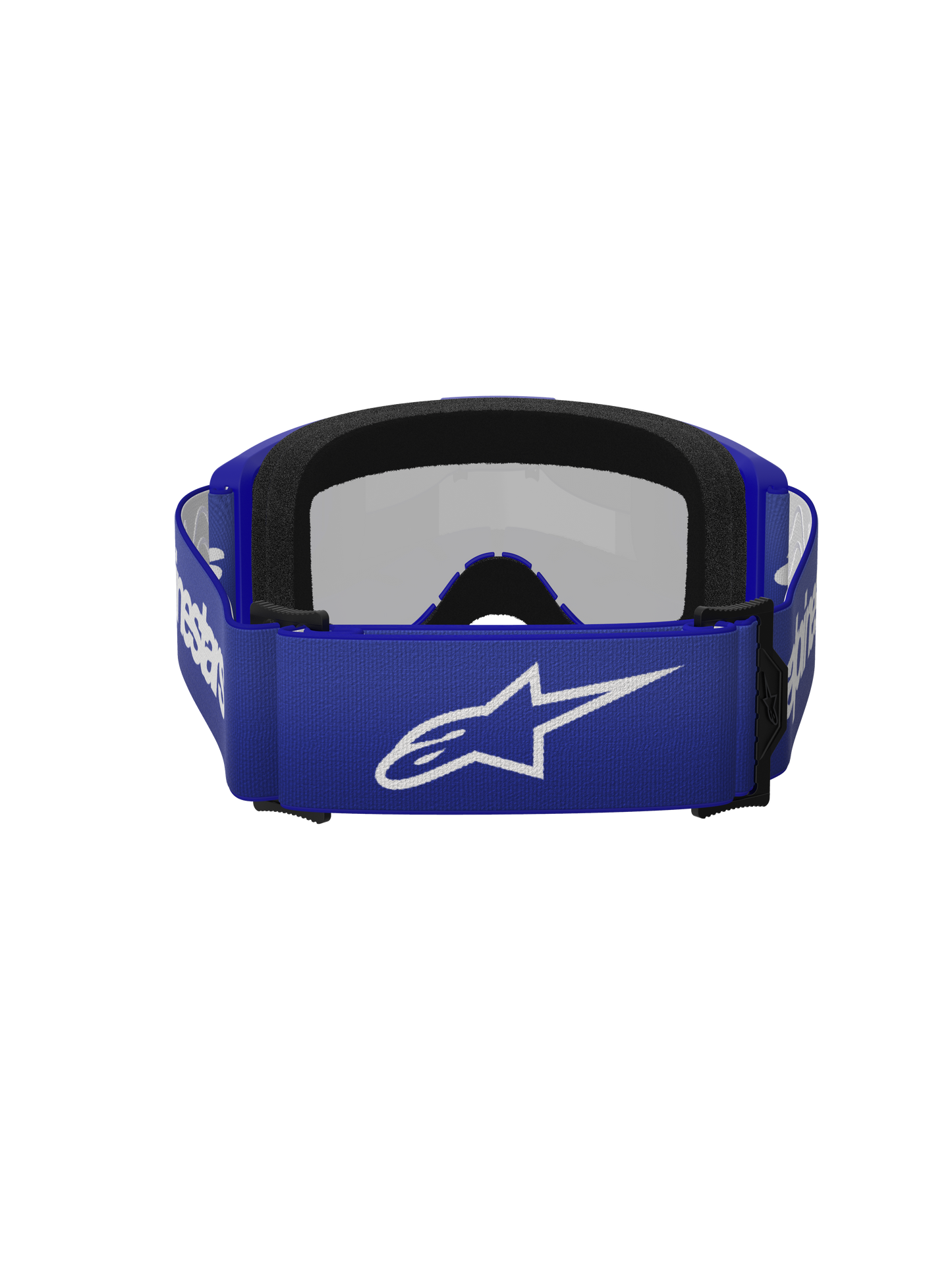Alpinestars Vision 3 Wordmark Veiligheidsbril Blauw Spiegel Zilver