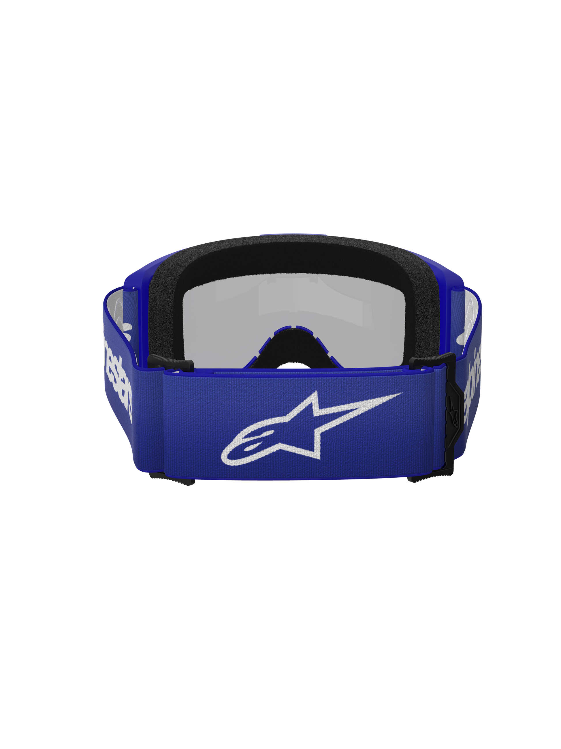 Alpinestars Vision 3 Wordmark Veiligheidsbril Blauw Spiegel Zilver