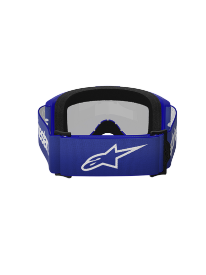 Alpinestars Vision 3 Wordmark Veiligheidsbril Blauw Spiegel Zilver