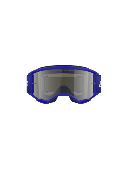 Alpinestars Vision 3 Wordmark Veiligheidsbril Blauw Spiegel Zilver