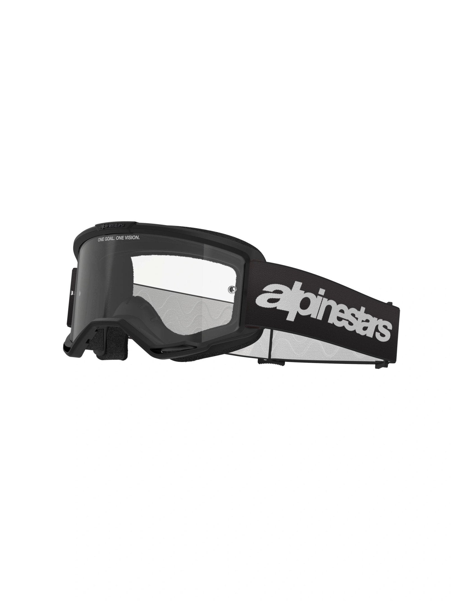 Alpinestars Brille Vision 3 WORDMARK Schwarz/Klar - MxProStoreParts